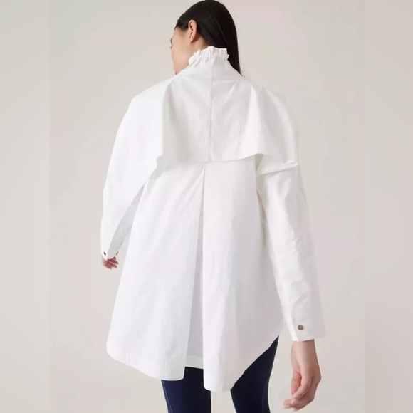 Athleta Advantage Poplin Jacket White XS - Picture 2 of 15